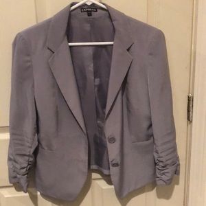 Express Grey Cropped Blazer Size 8!! 💕✌🏻